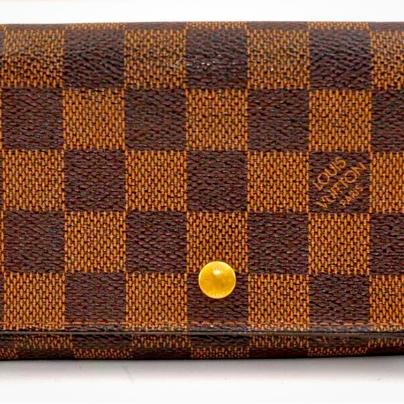 Louis Vuitton Handbags - LOUIS VUITTON 
Damier Ebene Porte-Monnaie Tresor Wallet